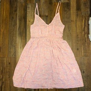 Shein pink floral dress size M / US 6